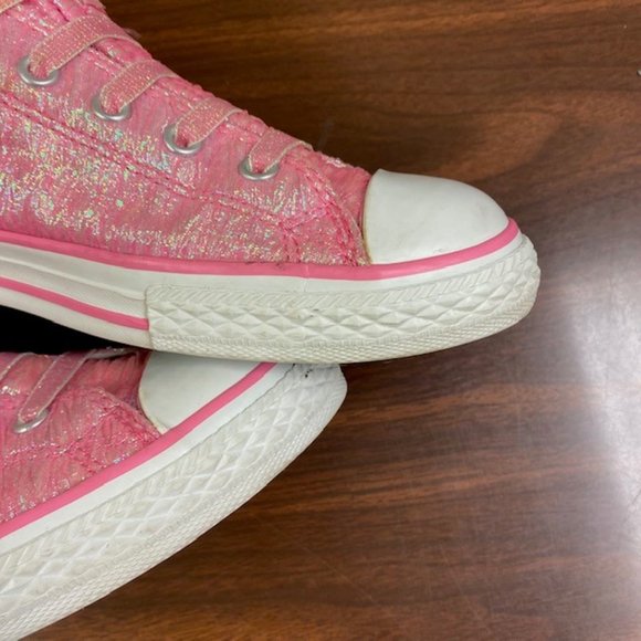 Converse All Star Chuck Taylor Low Top Shimmer‎ Sneakers, size J 5.5, W 7, EU 38 - Picture 9 of 13